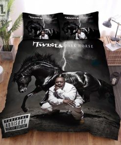 Twista Dark Horse Album Cover Bed Sheets Spread Comforter Duvet Cover Bedding Sets elitetrendwear 1 1