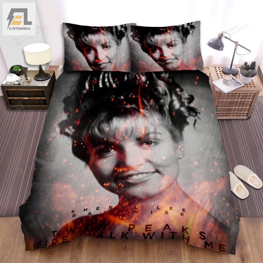 Twin Peaks Fire Walk With Me Movie Potrait Photo Bed Sheets Spread Comforter Duvet Cover Bedding Sets 