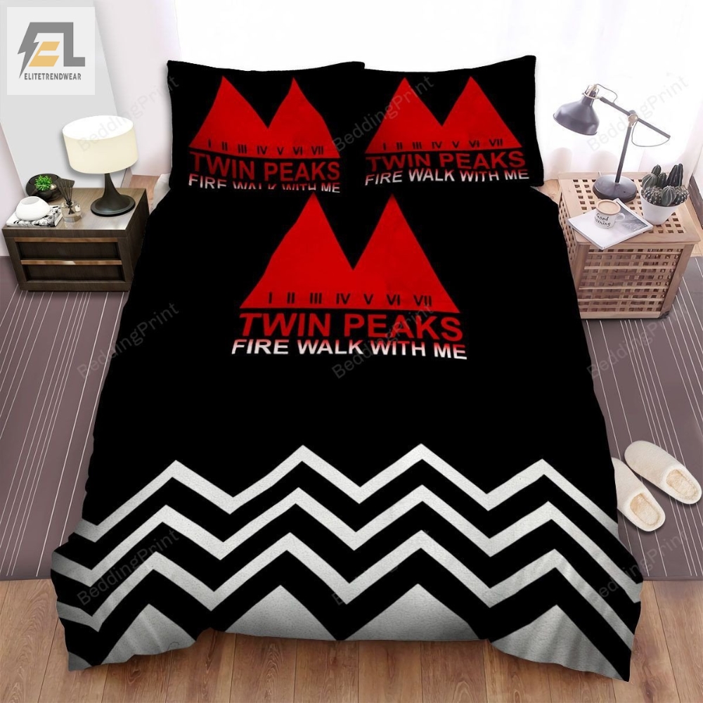 Twin Peaks Fire Walk With Me Movie Poster Iv Photo Bed Sheets Duvet Cover Bedding Sets 