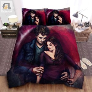 Twilight Husband And Wife Sheets Spread Comforter Duvet Cover Bedding Sets elitetrendwear 1 1