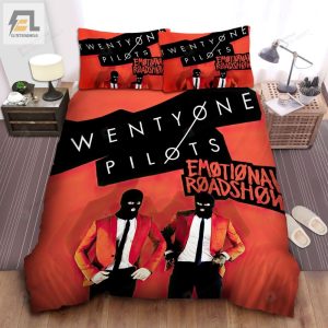 Twenty One Pilots Emotional Roadshow World Tour Bed Sheets Spread Comforter Duvet Cover Bedding Sets elitetrendwear 1 1