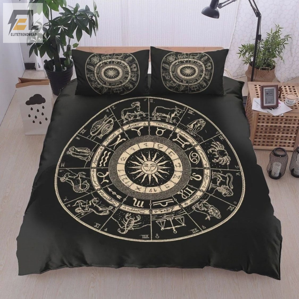 Twelve Constellations Bed Sheets Duvet Cover Bedding Sets 