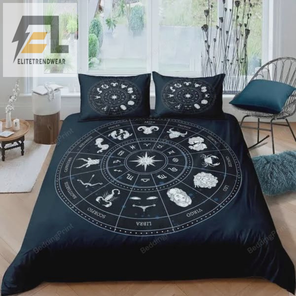 Twelve Constellations In The Zodiac Family Bed Sheets Duvet Cover Bedding Sets 