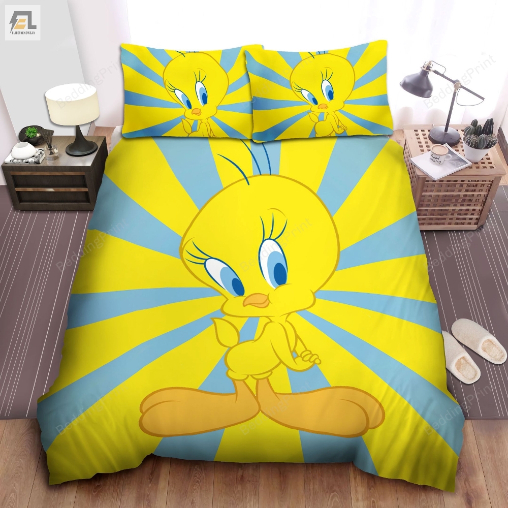 Tweety From Looney Tunes Shine Brightly Tweety Bed Sheets Duvet Cover Bedding Sets 