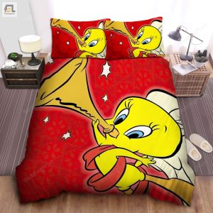 Tweety From Looney Tunes Blowing Horn Bed Sheets Duvet Cover Bedding Sets elitetrendwear 1 1