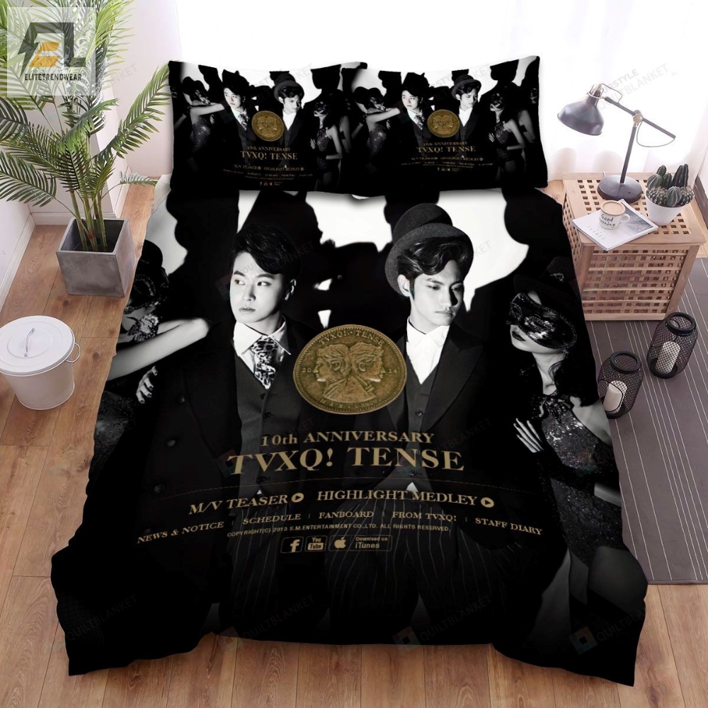 Tvxq Tense Bed Sheets Spread Duvet Cover Bedding Sets 