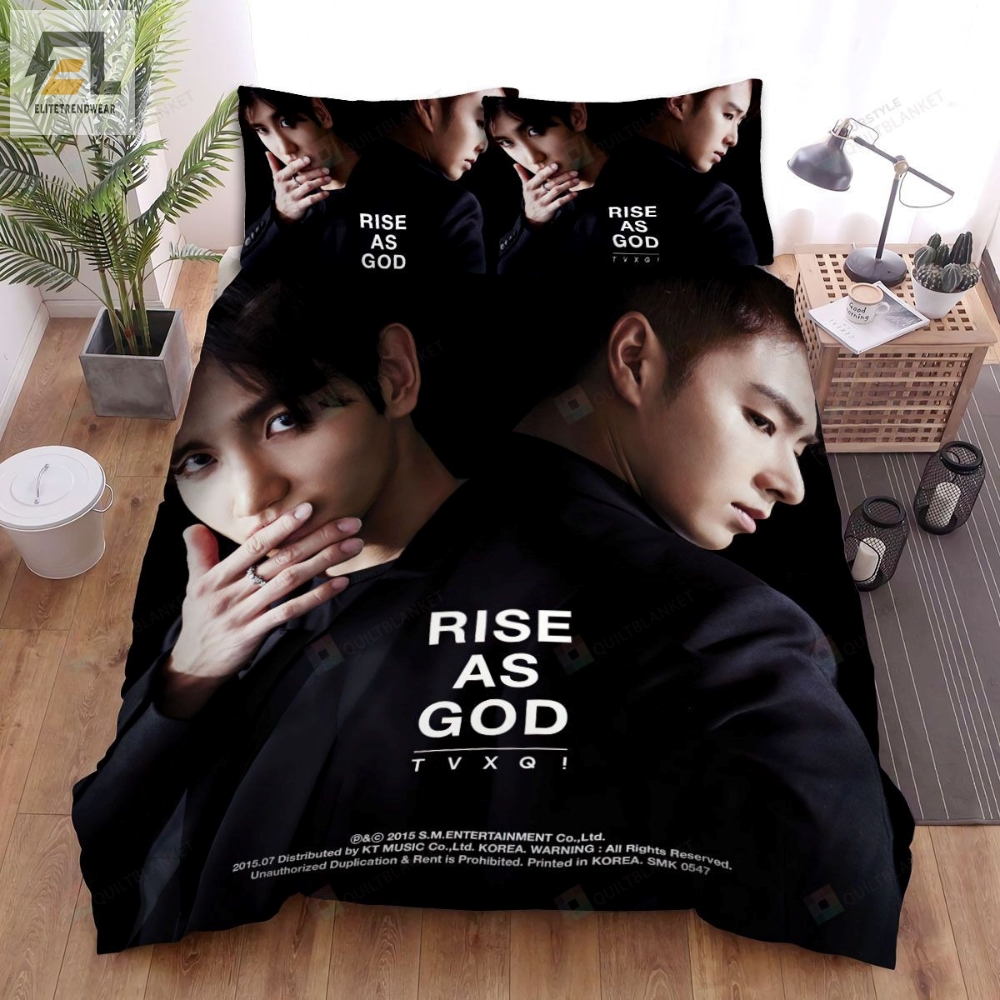 Tvxq Rise As God Bed Sheets Spread Duvet Cover Bedding Sets 