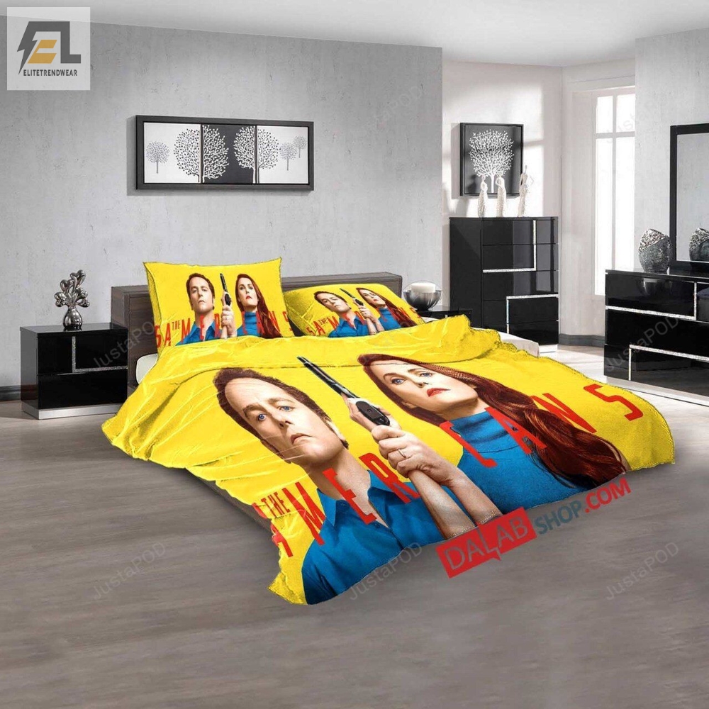 Tv Series 82 The Americans N 3D Duvet Cover Bedroom Sets Bedding Sets 