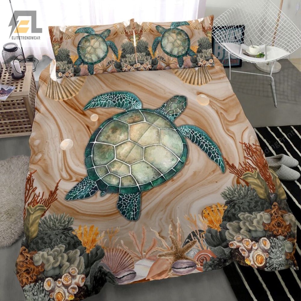 Turtle Bed Sheets Duvet Cover Bedding Sets 