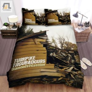 Turnpike Troubadours Diamonds Gasoline Album Bed Sheets Duvet Cover Bedding Sets elitetrendwear 1 1