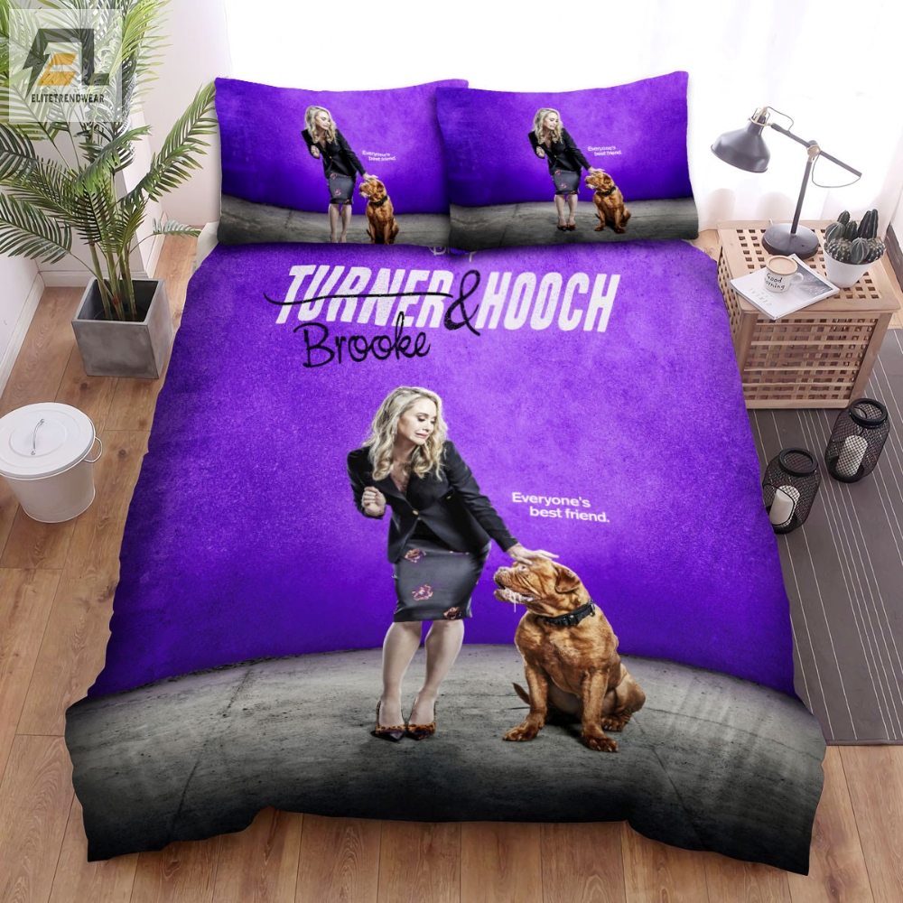 Turner  Hooch 2021 Brooke Poster Bed Sheets Duvet Cover Bedding Sets 