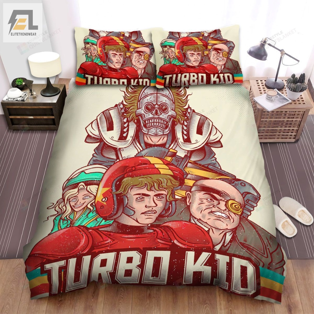 Turbo Kid Poster Bed Sheets Spread Comforter Duvet Cover Bedding Sets 