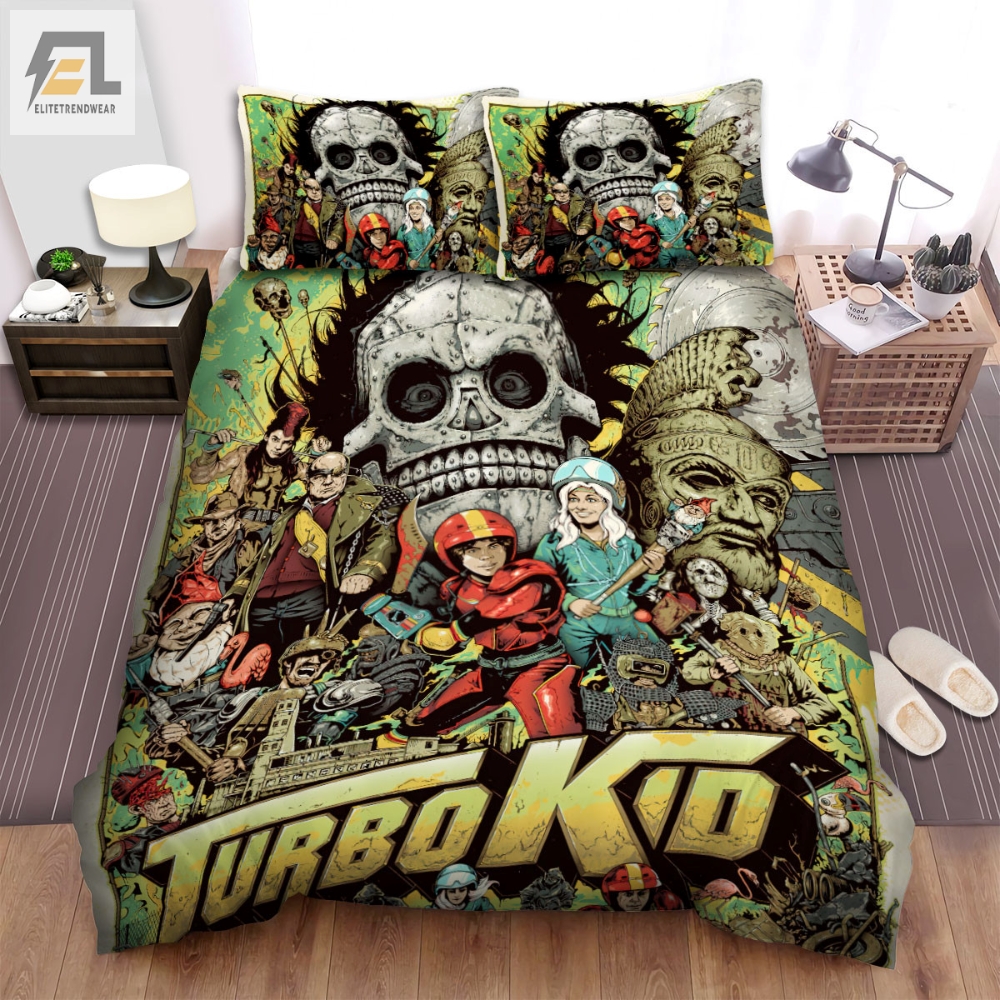 Turbo Kid Poster 2 Bed Sheets Spread Comforter Duvet Cover Bedding Sets 