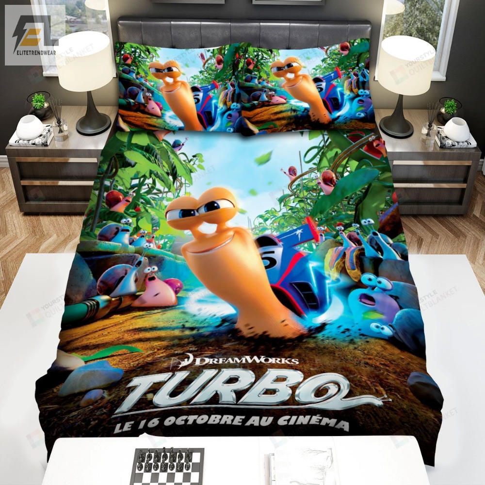 Turbo Characters In The Garden Bed Sheets Spread Comforter Duvet Cover Bedding Sets 