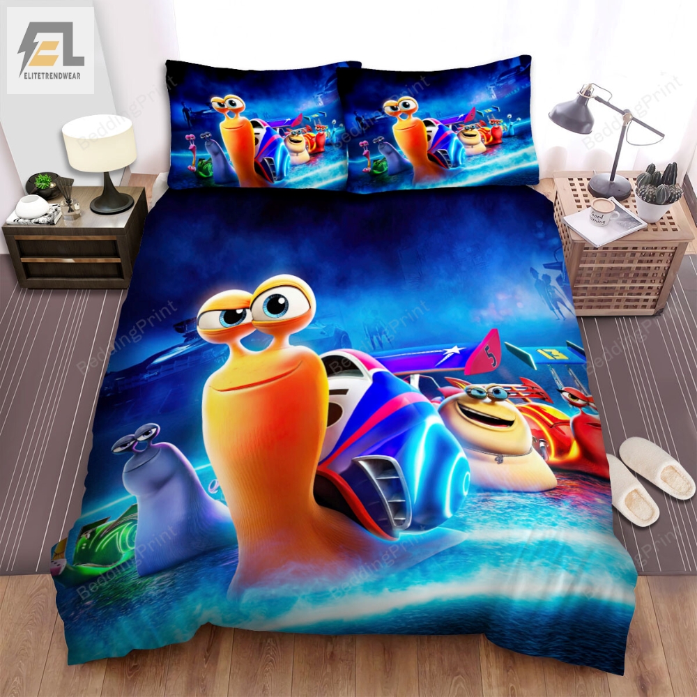 Turbo 2013 Movie Poster Theme 2 Bed Sheets Duvet Cover Bedding Sets 