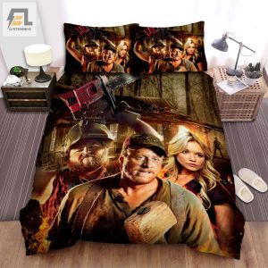 Tucker And Dale Vs Evil 2010 Wallpaper Movie Poster Bed Sheets Spread Comforter Duvet Cover Bedding Sets elitetrendwear 1 1