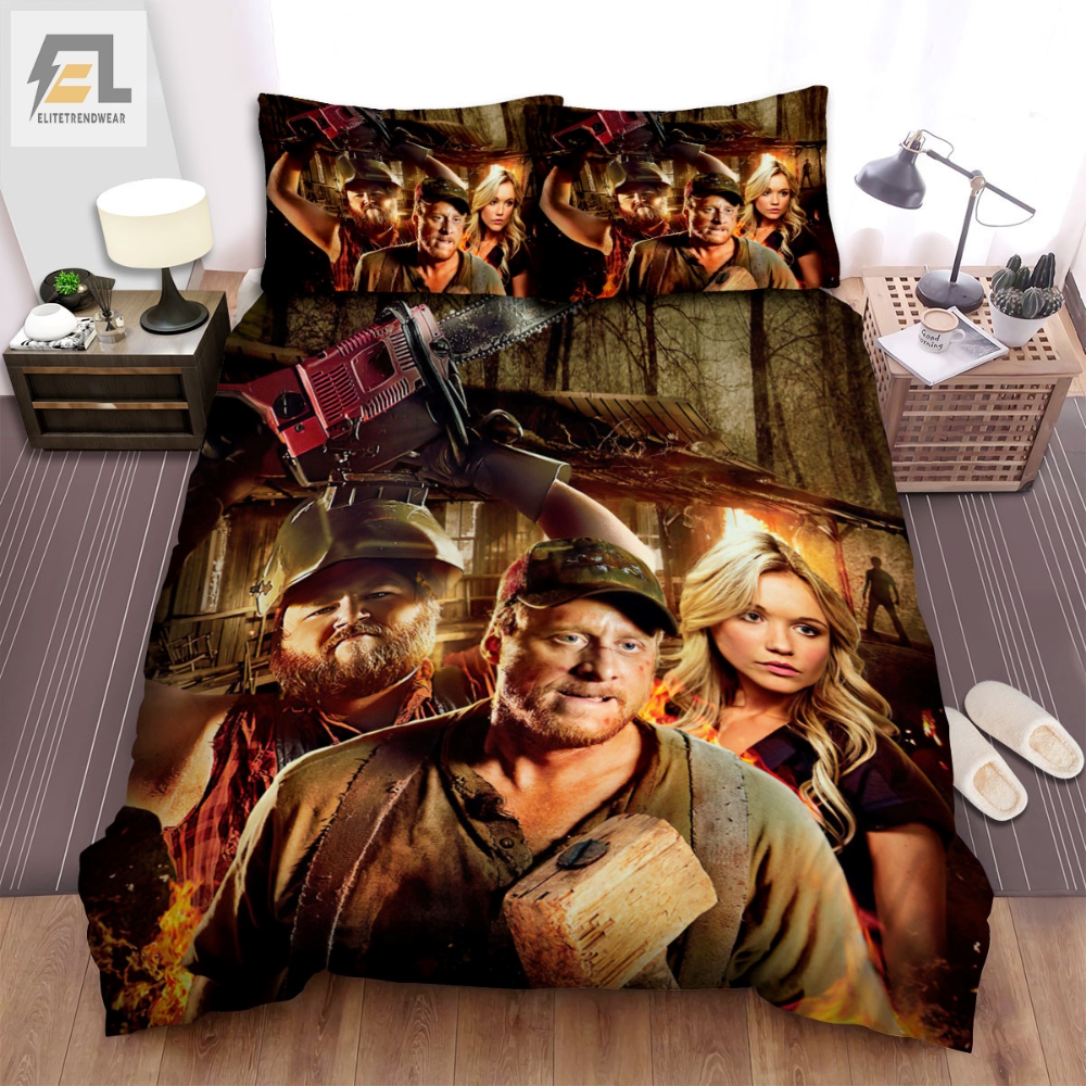 Tucker And Dale Vs Evil 2010 Wallpaper Movie Poster Bed Sheets Spread Comforter Duvet Cover Bedding Sets 