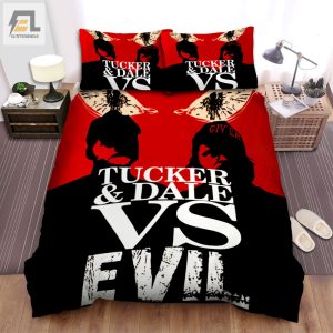 Tucker And Dale Vs Evil 2010 The Eyes Movie Poster Bed Sheets Spread Comforter Duvet Cover Bedding Sets elitetrendwear 1 1