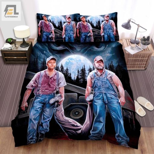Tucker And Dale Vs Evil 2010 Fullmoon Movie Poster Bed Sheets Spread Comforter Duvet Cover Bedding Sets elitetrendwear 1