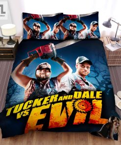 Tucker And Dale Vs Evil 2010 Forest Movie Poster Bed Sheets Spread Comforter Duvet Cover Bedding Sets elitetrendwear 1 1