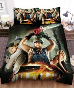 Tucker And Dale Vs Evil 2010 Brilliant Hilarious Genius Movie Poster Bed Sheets Spread Comforter Duvet Cover Bedding Sets elitetrendwear 1 1