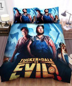 Tucker And Dale Vs Evil 2010 Ax And Sickle Movie Poster Bed Sheets Spread Comforter Duvet Cover Bedding Sets elitetrendwear 1 1