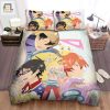 Tsuritama Main Characters Colorful Illustration Bed Sheets Spread Duvet Cover Bedding Sets elitetrendwear 1