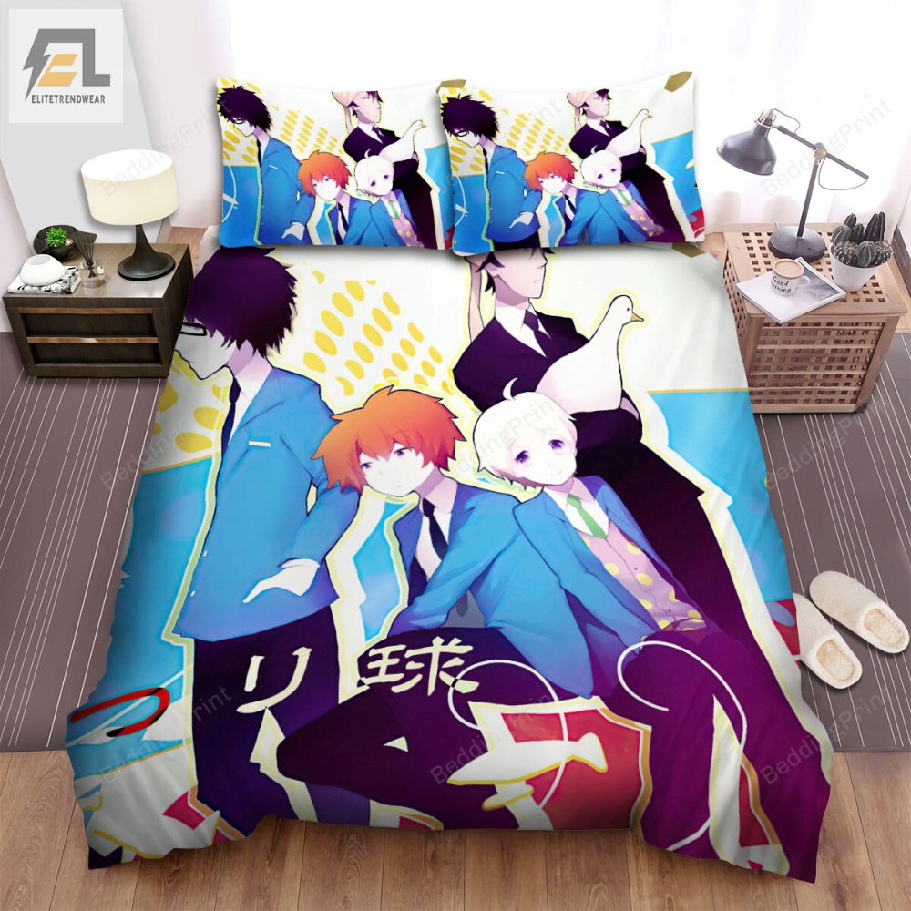 Tsuritama Anime Series Poster Bed Sheets Spread Duvet Cover Bedding Sets 