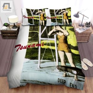 Tsunami Album Cover Deep End Bed Sheets Spread Comforter Duvet Cover Bedding Sets elitetrendwear 1 1