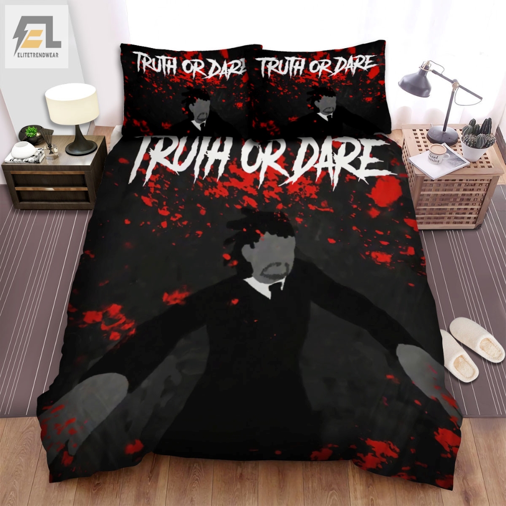 Truth Or Dare I Art Of Main Actor Scene Movie Poster Bed Sheets Spread Comforter Duvet Cover Bedding Sets 