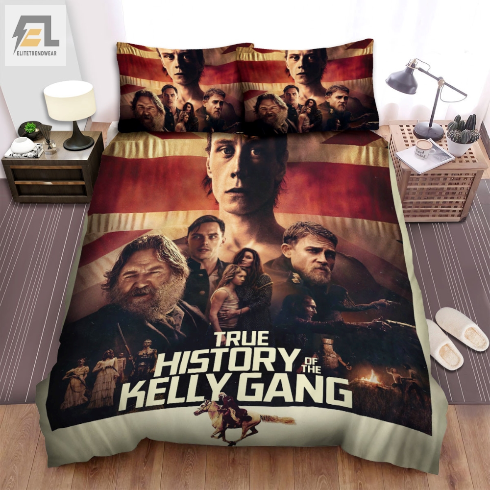 True History Of The Kelly Gang 2019 Movie Poster Ver 2 Bed Sheets Spread Comforter Duvet Cover Bedding Sets 