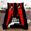 True Grit 2010 Red Background Movie Poster Bed Sheets Spread Comforter Duvet Cover Bedding Sets elitetrendwear 1