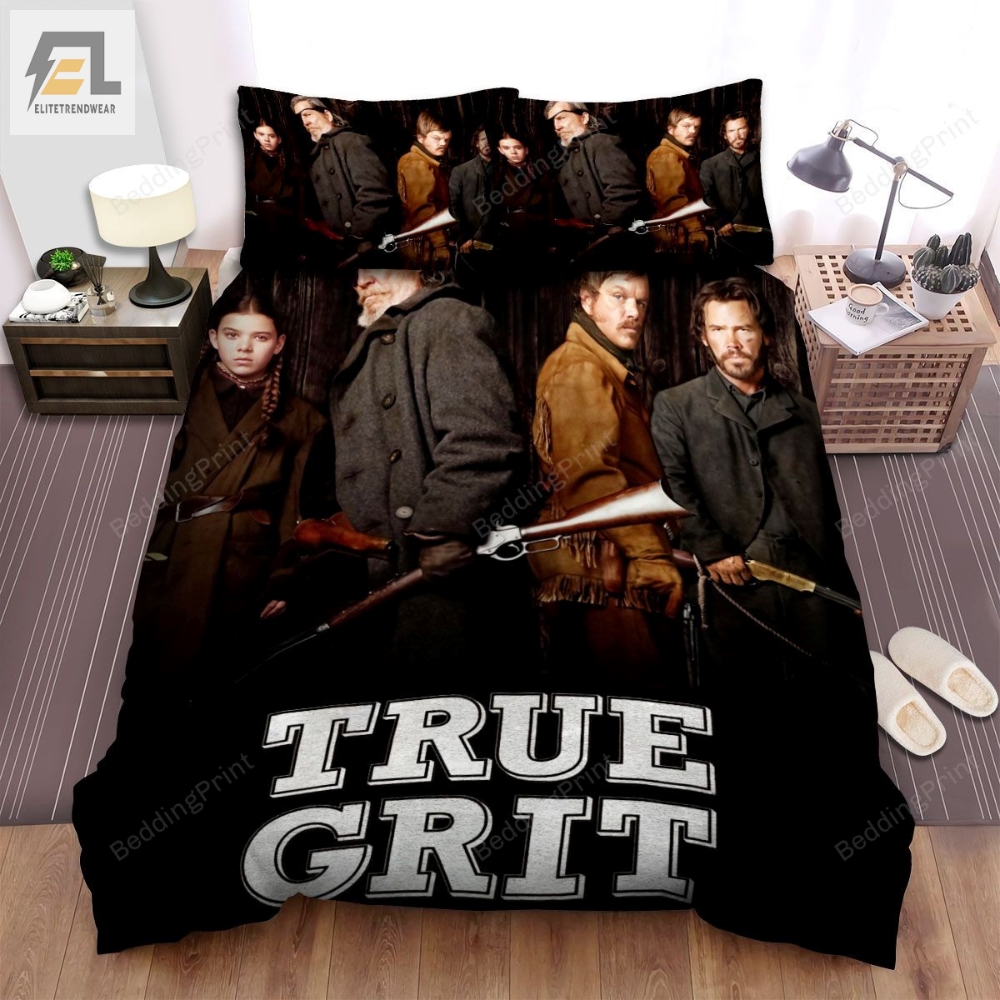 True Grit 2010 Filmâs Charater Movie Poster Bed Sheets Duvet Cover Bedding Sets 