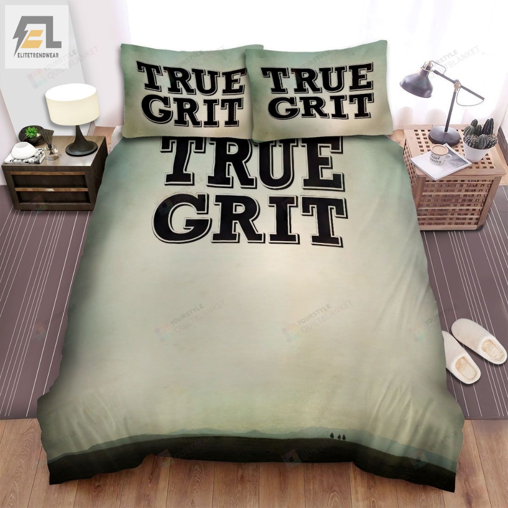 True Grit 2010 Clear Sky Movie Poster Bed Sheets Spread Comforter Duvet Cover Bedding Sets 