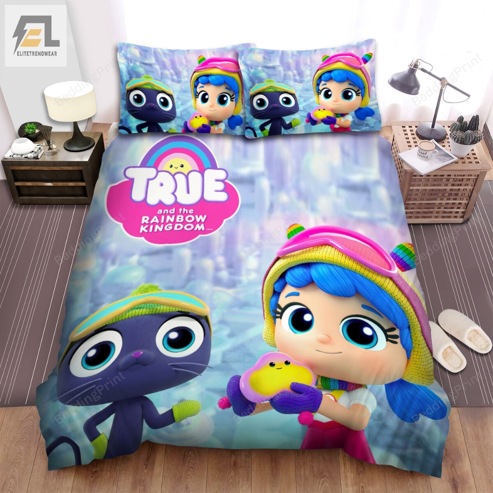 True And The Rainbow Kingdom With Friends In Winter Day Bed Sheets Spread Duvet Cover Bedding Sets 