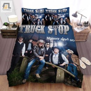 Truck Stop Manner Sind So Album Cover Bed Sheets Spread Comforter Duvet Cover Bedding Sets elitetrendwear 1 1