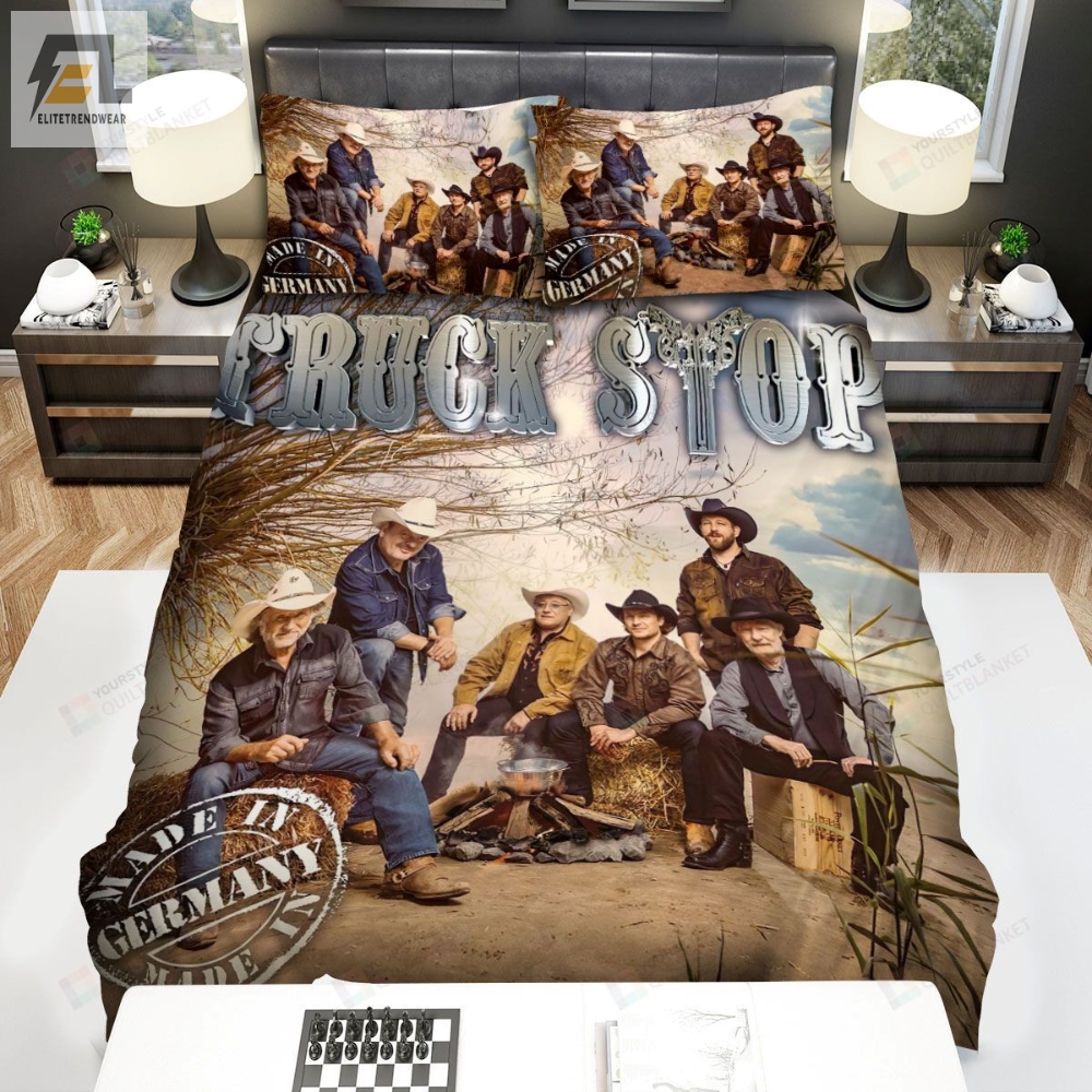 Truck Stop Made In Germany Album Cover Bed Sheets Spread Comforter Duvet Cover Bedding Sets 
