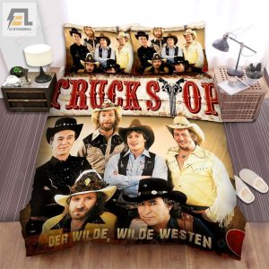 Truck Stop Der Wilde Wilde Westen Album Cover Bed Sheets Spread Comforter Duvet Cover Bedding Sets elitetrendwear 1 1