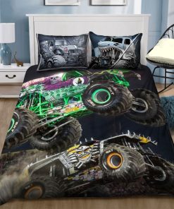 Truck Racing Bed Sheets Duvet Cover Bedding Sets Perfect Gifts For Truck Lover Gifts For Birthday Christmas Thanksgiving elitetrendwear 1 1