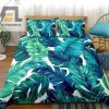 Tropical Plants Print Bed Sheets Duvet Cover Bedding Sets elitetrendwear 1