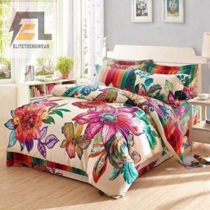 Tropical Flower Bed Sheets Duvet Cover Bedding Sets elitetrendwear 1 1