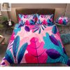 Tropical Leaf Pattern Bed Sheets Duvet Cover Bedding Sets elitetrendwear 1