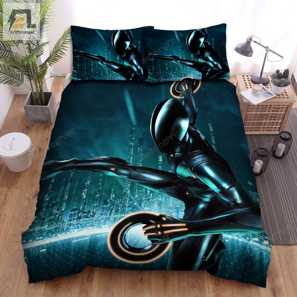 Tron Legacy 2010 The Game Has Changed Movie Poster Ver 4 Bed Sheets Duvet Cover Bedding Sets 