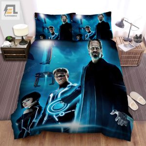 Tron Legacy 2010 The Game Has Changed Movie Poster Ver 2 Bed Sheets Duvet Cover Bedding Sets elitetrendwear 1 1