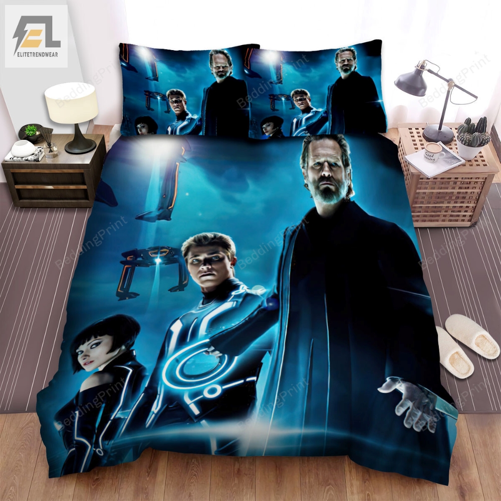 Tron Legacy 2010 The Game Has Changed Movie Poster Ver 2 Bed Sheets Duvet Cover Bedding Sets 