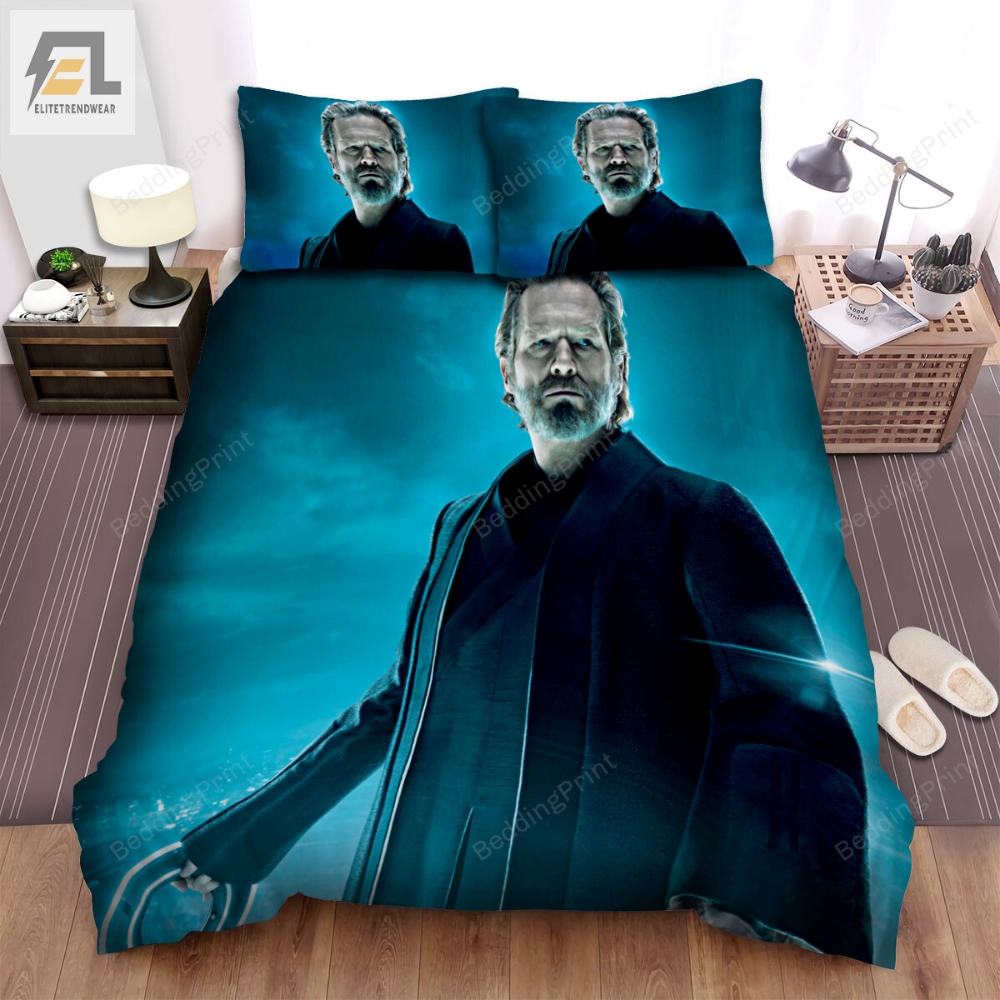 Tron Legacy 2010 Kevin Flynn Movie Poster Ver 2 Bed Sheets Duvet Cover Bedding Sets 