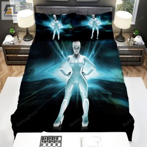 Tron Legacy 2010 Gem Movie Poster Bed Sheets Duvet Cover Bedding Sets elitetrendwear 1 1