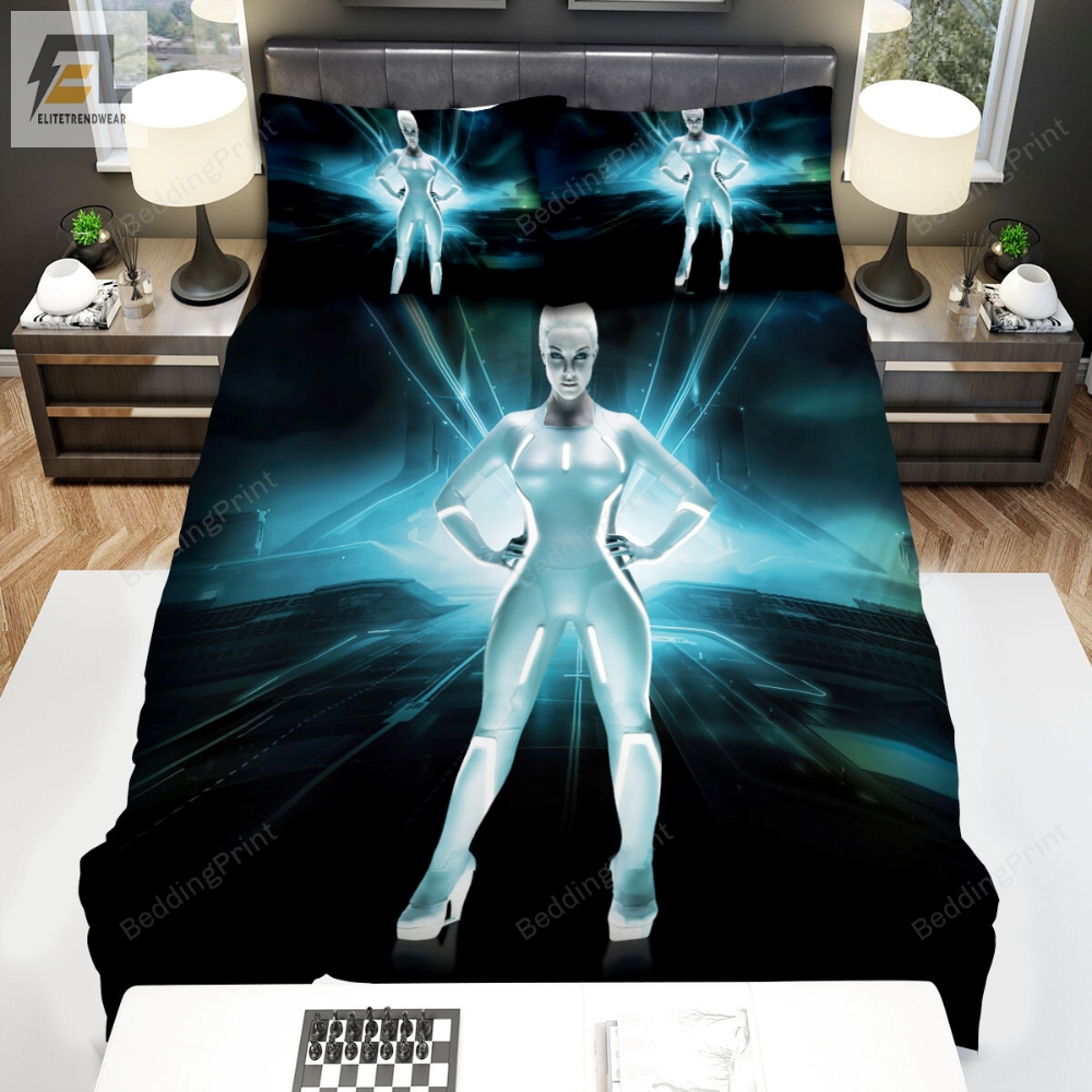 Tron Legacy 2010 Gem Movie Poster Bed Sheets Duvet Cover Bedding Sets 