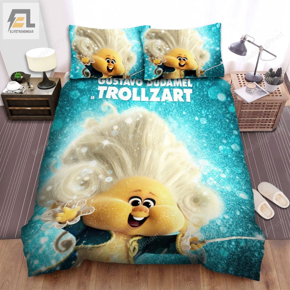 Trolls World Tour 2020 Trollzart Movie Poster Bed Sheets Duvet Cover Bedding Sets 