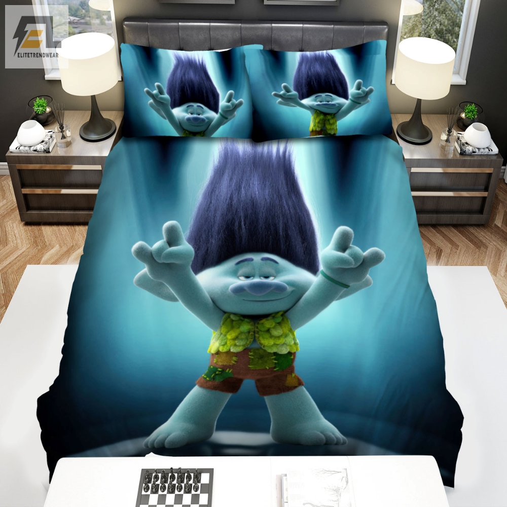 Trolls World Tour 2020 Take The Trip Movie Poster Ver 3 Bed Sheets Duvet Cover Bedding Sets 